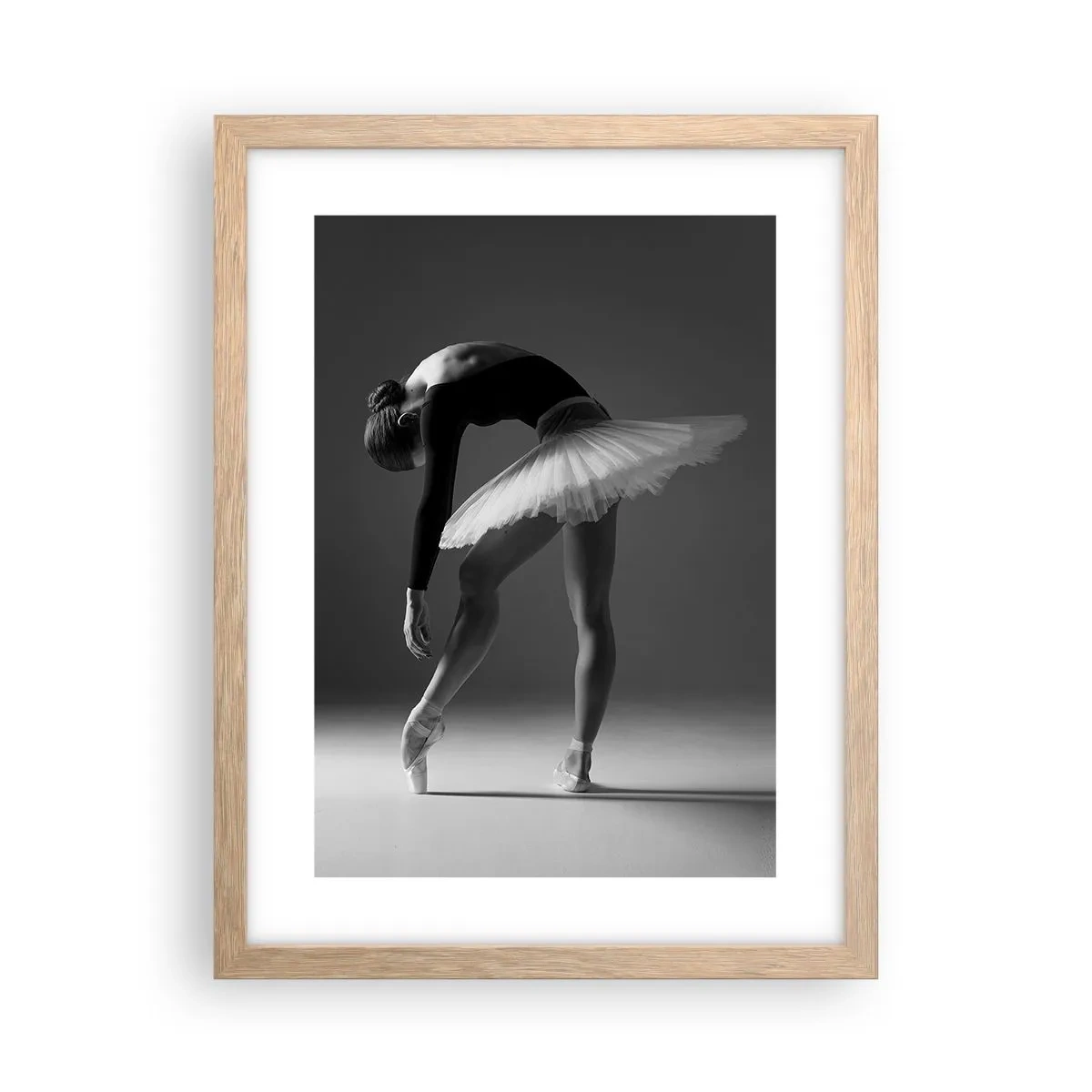 Affisch i ram av ljusek - Bella ballerina - 30x40 cm