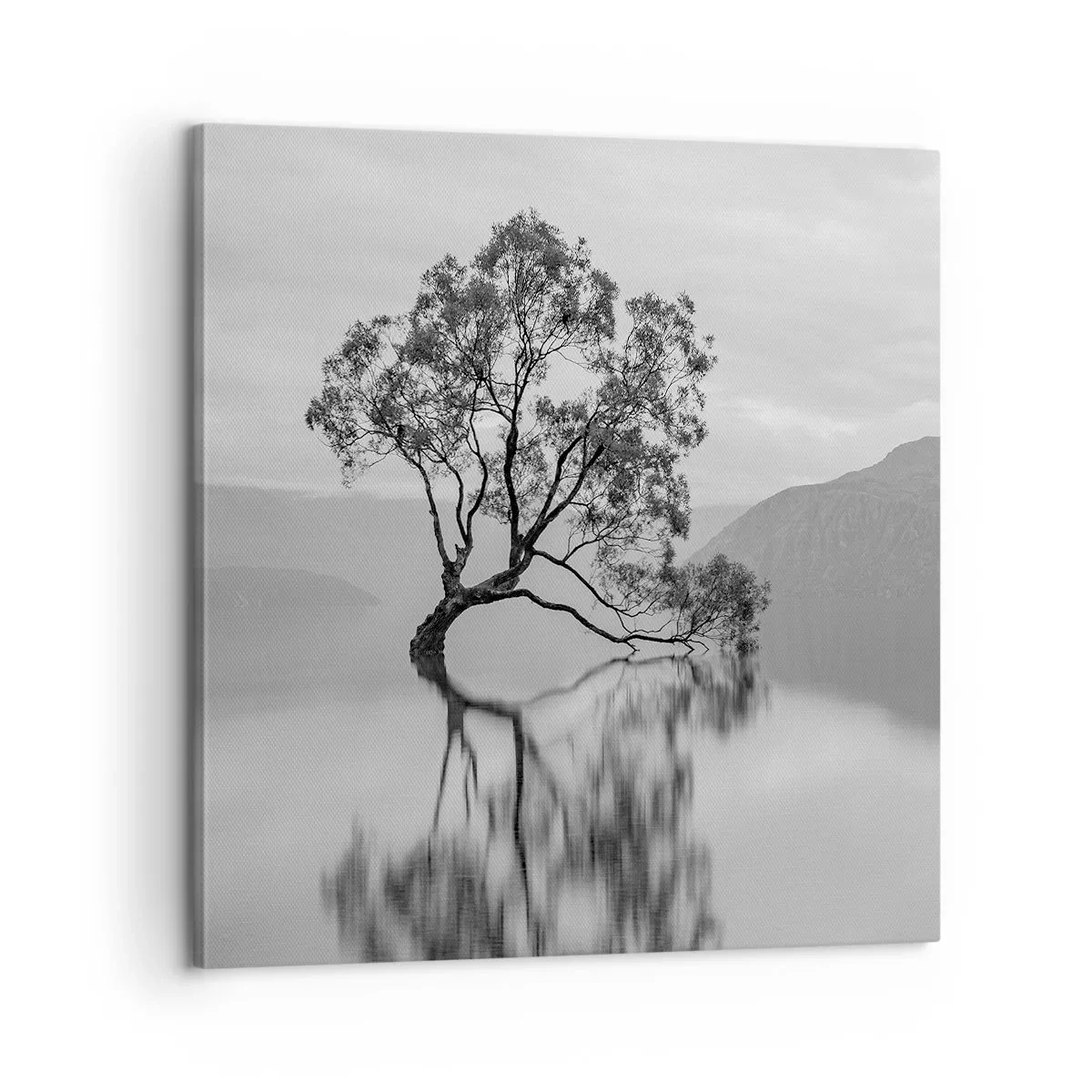 Canvastavla - Bild på duk - Det finns ett land - 60x60 cm