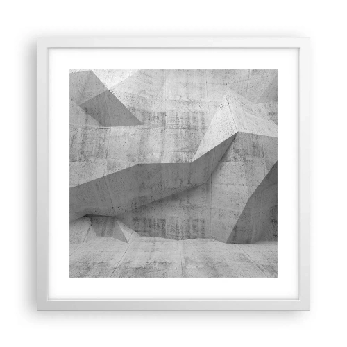 Affisch i vit ram - En riktig utmaning - 40x40 cm