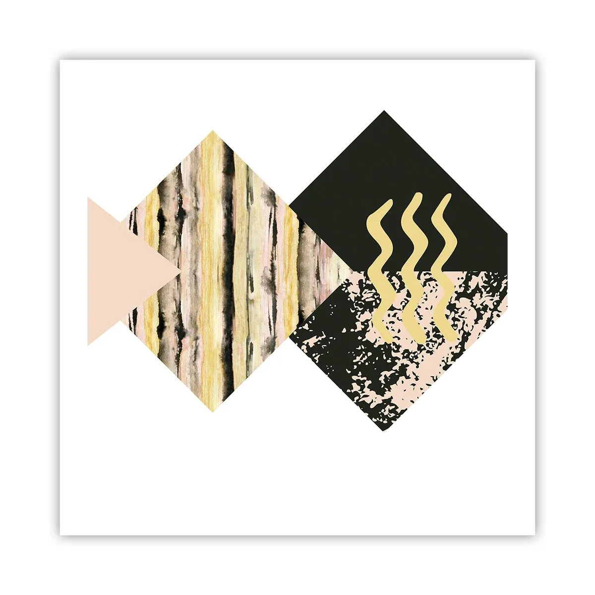 Affisch - Inte så enkelt - 60x60 cm