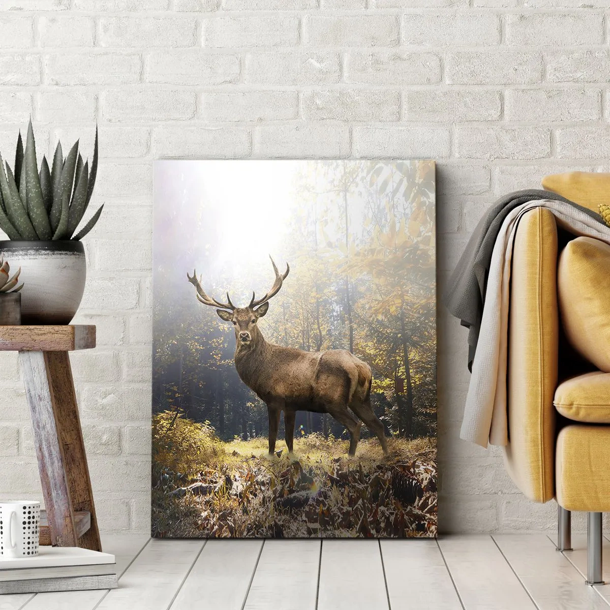 Canvastavla - Bild på duk - I fullt majestät - 70x100 cm