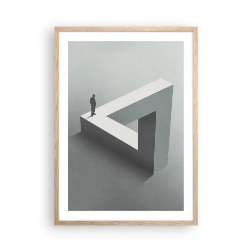 Affisch i ram av ljusek - Och ändå möjligt - 50x70 cm