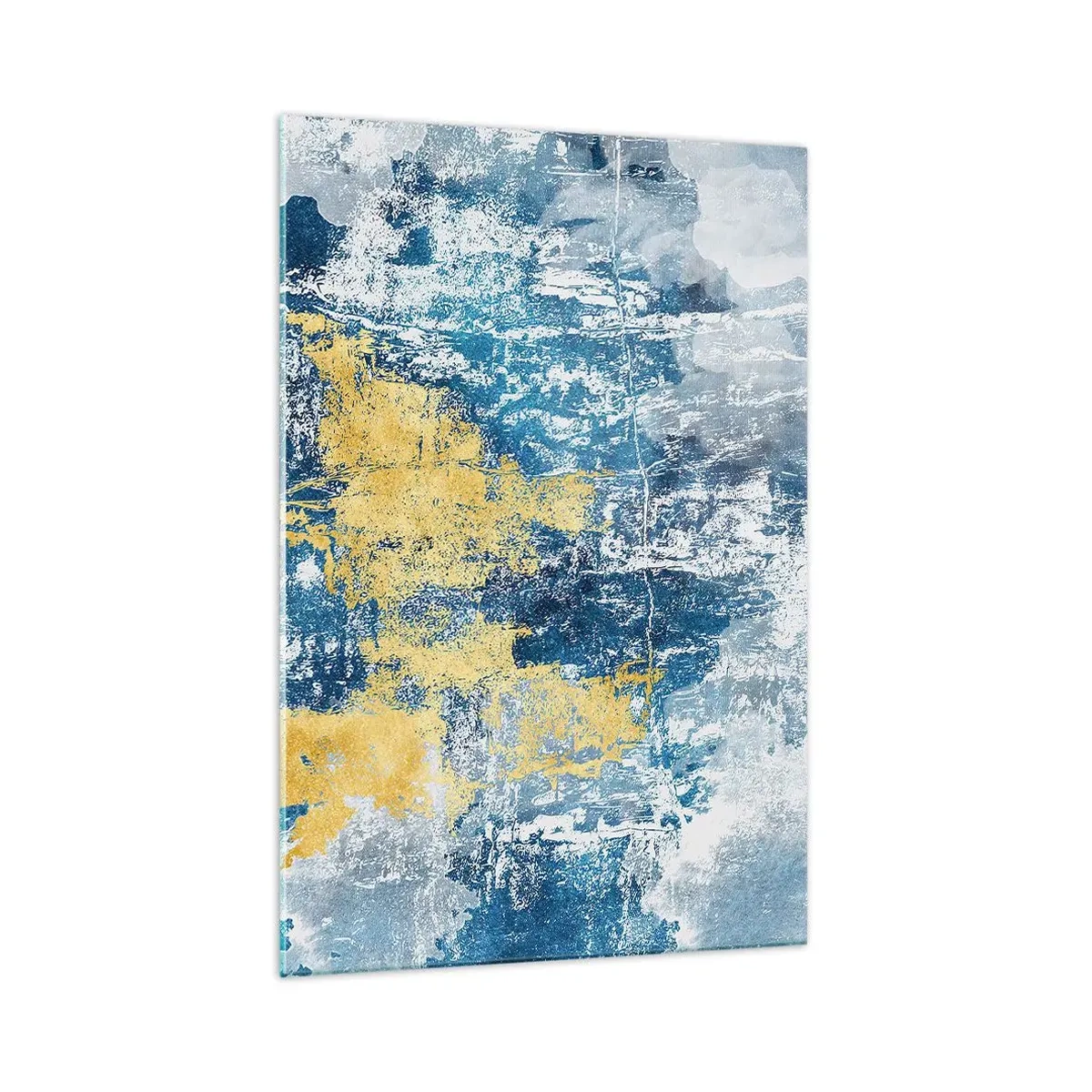 Glastavla - Bild på glas - En väderfylld abstraktion - 70x100 cm