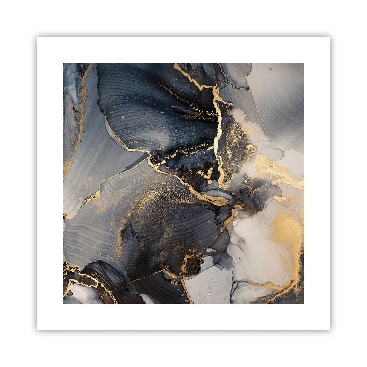Affisch - En stens liv - 40x40 cm