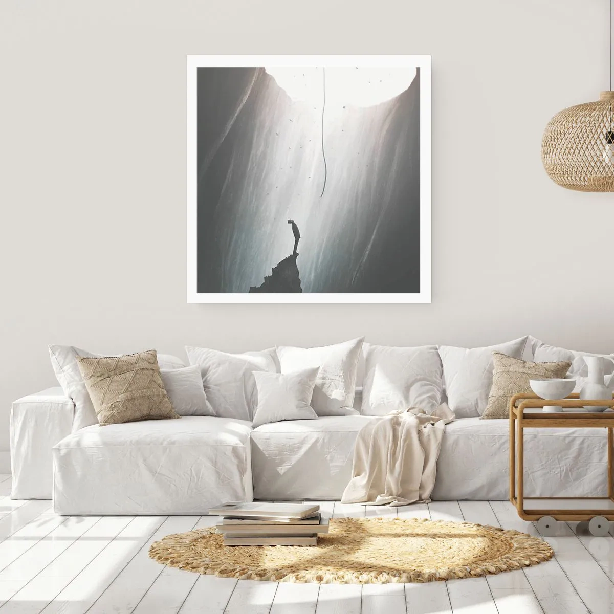 Affisch - Det finns alltid en väg ut - 40x40 cm