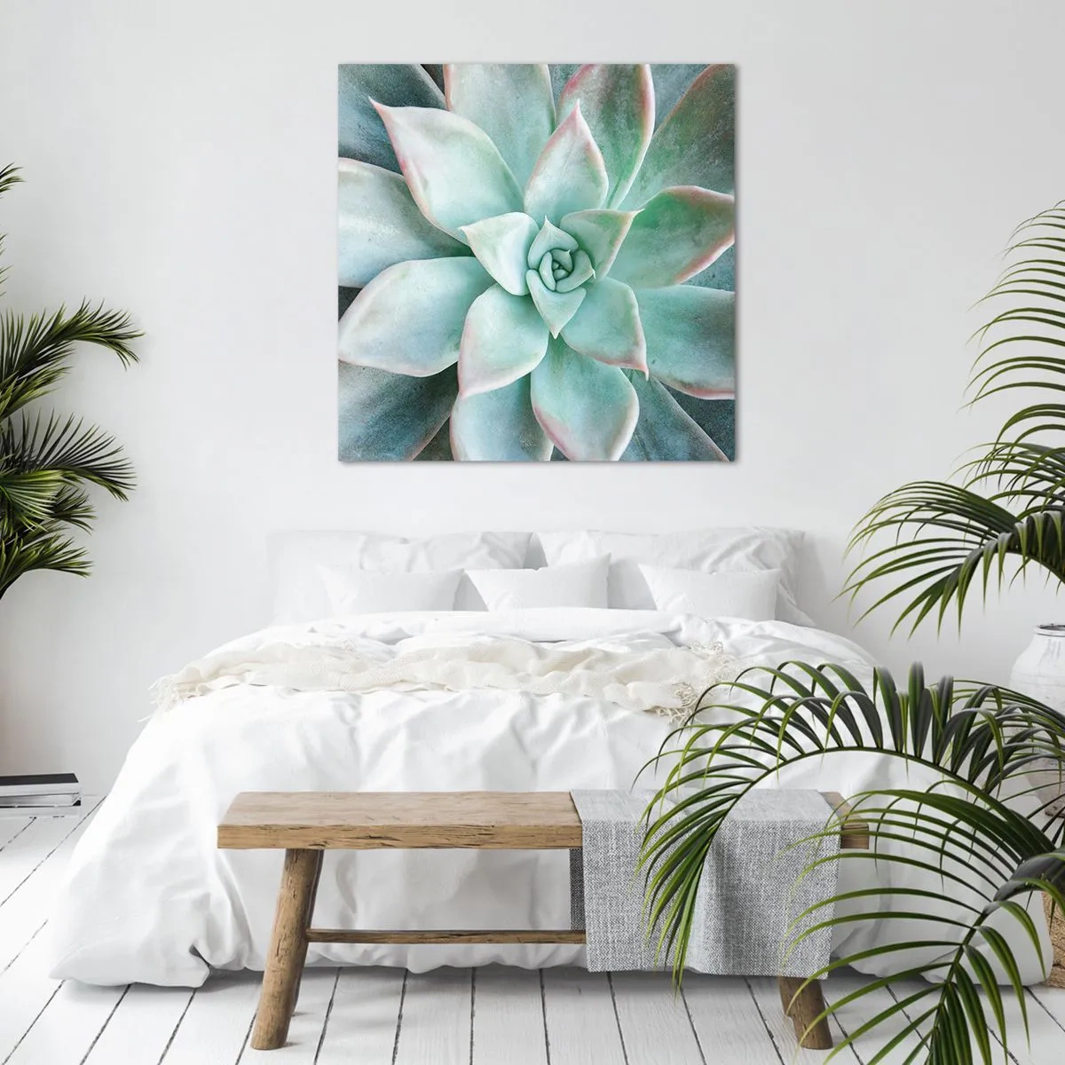 Canvastavla - Bild på duk - Öknens hjärta - 50x50 cm