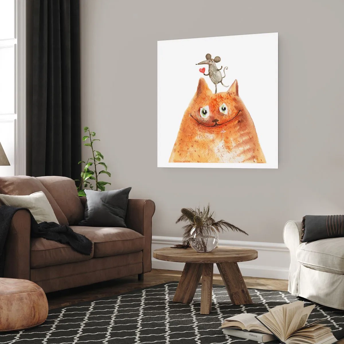 Affisch - Kärlekens paradoxer - 60x60 cm