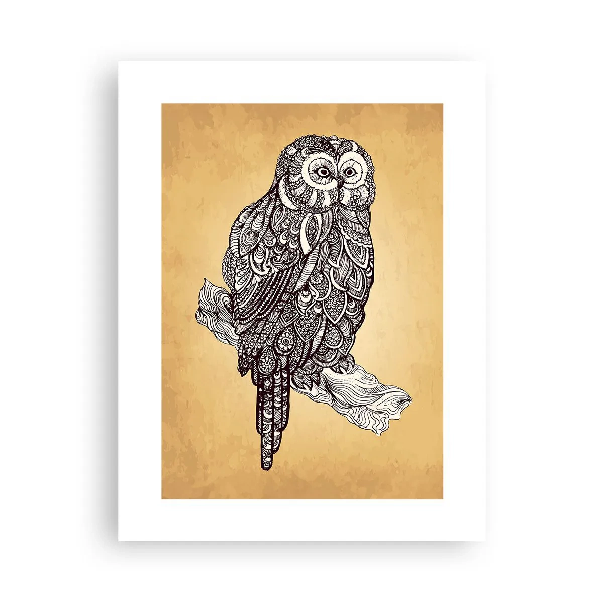 Affisch - Invecklade ornament av visdom - 30x40 cm