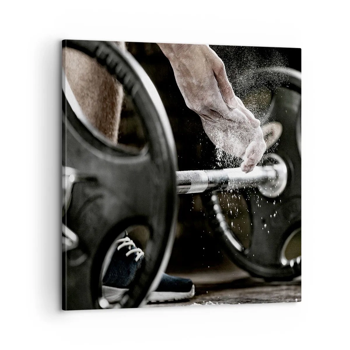 Canvastavla - Bild på duk - Utmaningen accepterad! - 60x60 cm