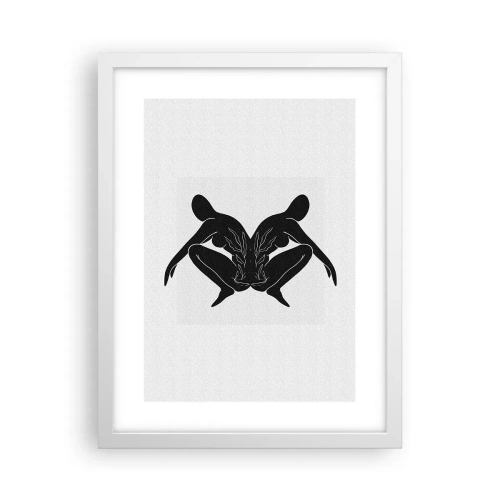 Affisch i vit ram - En delad själ - 30x40 cm