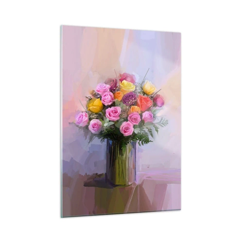 Glastavla - Bild på glas - Stoppad skönhet - 50x70 cm