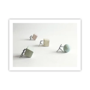 Affisch - Livet leker - 70x50 cm