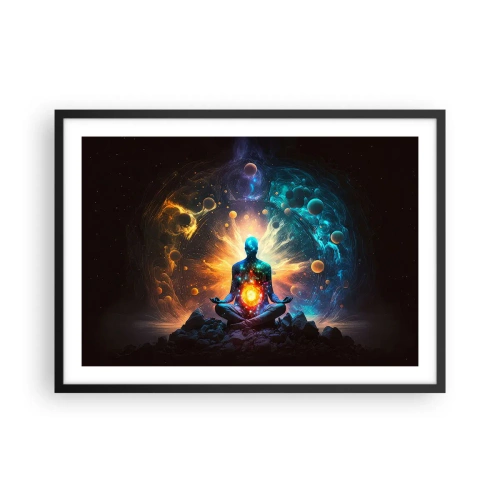 Affisch i svart ram - Kosmisk stillhet - 70x50 cm