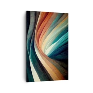 Canvastavla - Bild på duk - Vävd av färger - 80x120 cm