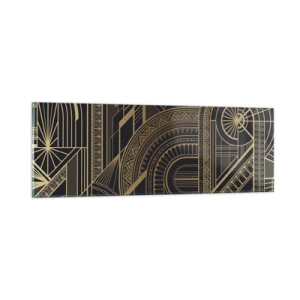 Glastavla - Bild på glas - Koncept, idéer, planer - 90x30 cm