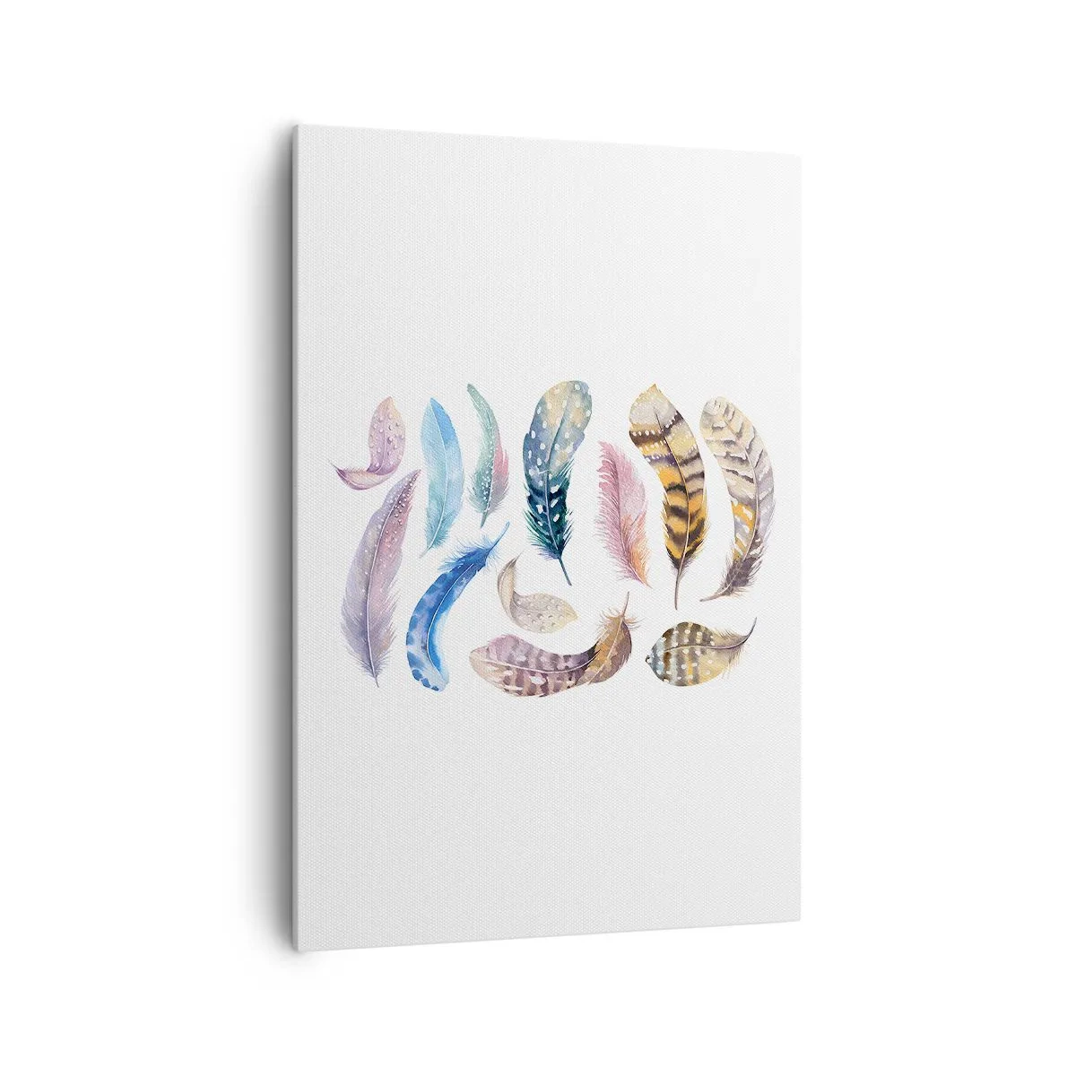 Canvastavla - Bild på duk - Lätta, färgglada och färgrika - 70x100 cm