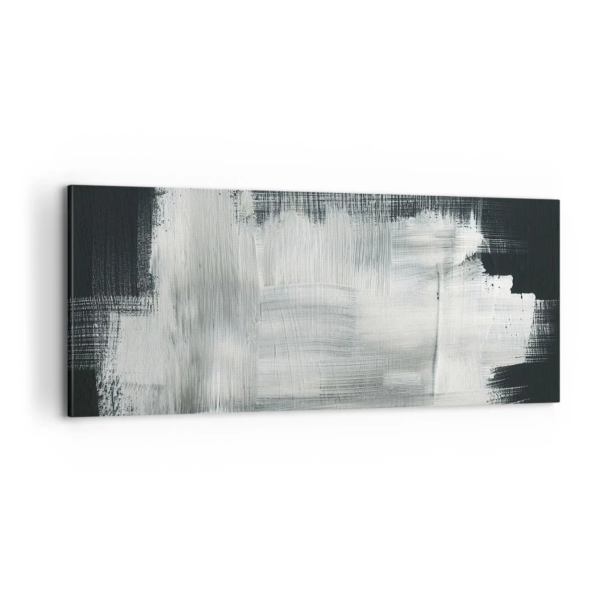 Canvastavla - Bild på duk - Vävd av det vertikala och horisontella - 100x40 cm