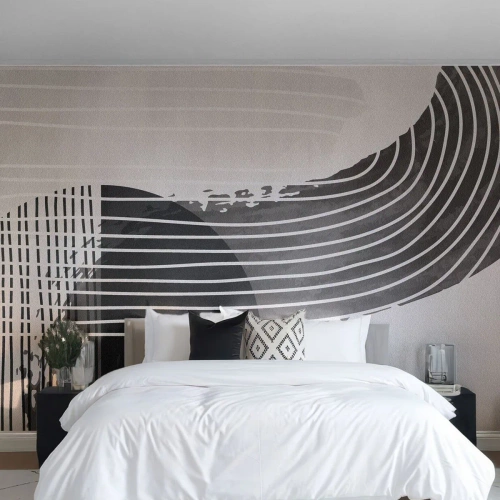 Fototapet på mått Premium Canvas - Dit och tillbaka - Minimalism, Abstraktion, Bit