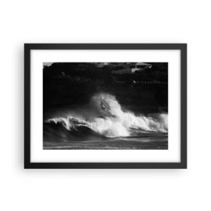 Affisch i svart ram - Utmaning accepterad! - 40x30 cm