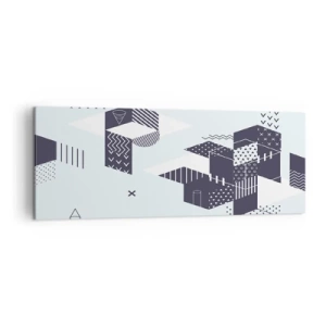 Canvastavla - Bild på duk - I matematikerns själ - 140x50 cm