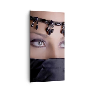 Canvastavla - Bild på duk - Lockande orientalisk hemlighet - 65x120 cm