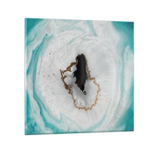 Glastavla - Bild på glas - Att tränga in - 50x50 cm