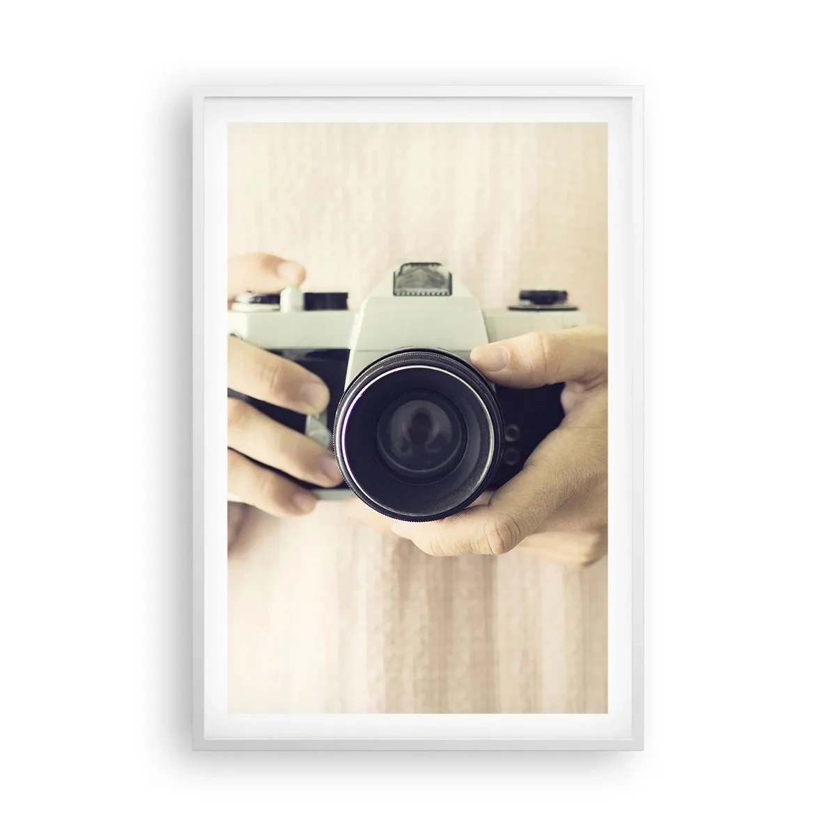 Affisch i vit ram - För att veta mer... - 61x91 cm