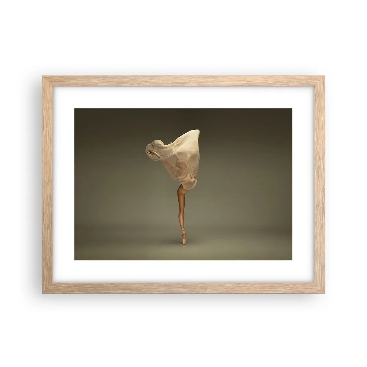 Affisch i ram av ljusek - Den lyfter snart - 40x30 cm