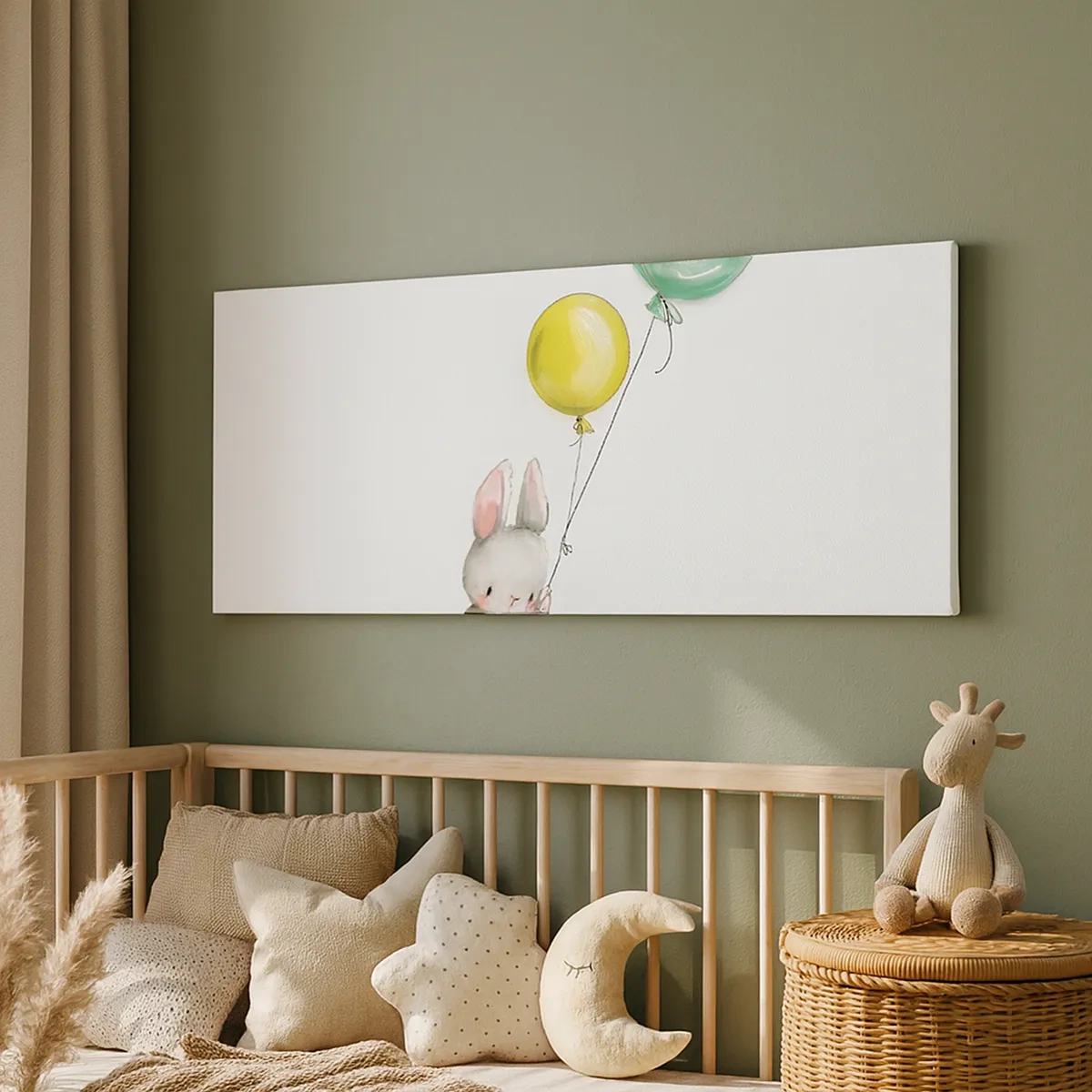 Canvastavla - Bild på duk - Jag flyger med! - 30x30 cm