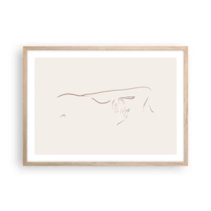 Affisch i ram av ljusek - Begärans form - 70x50 cm