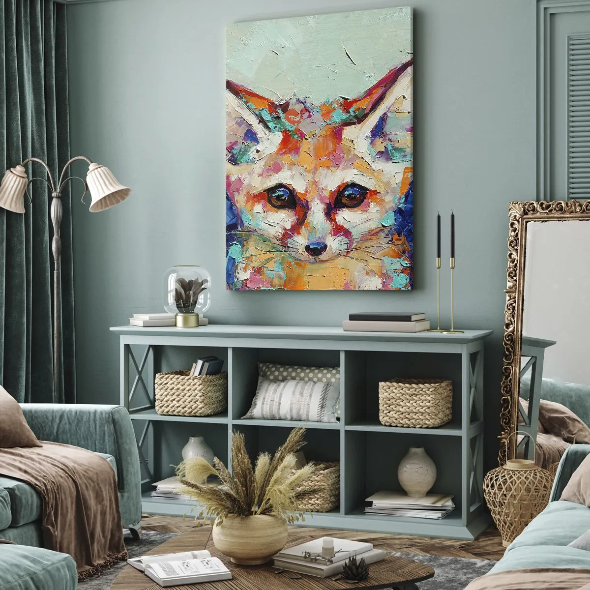 Canvastavla - Bild på duk - Är ni redo för mig? - 80x120 cm