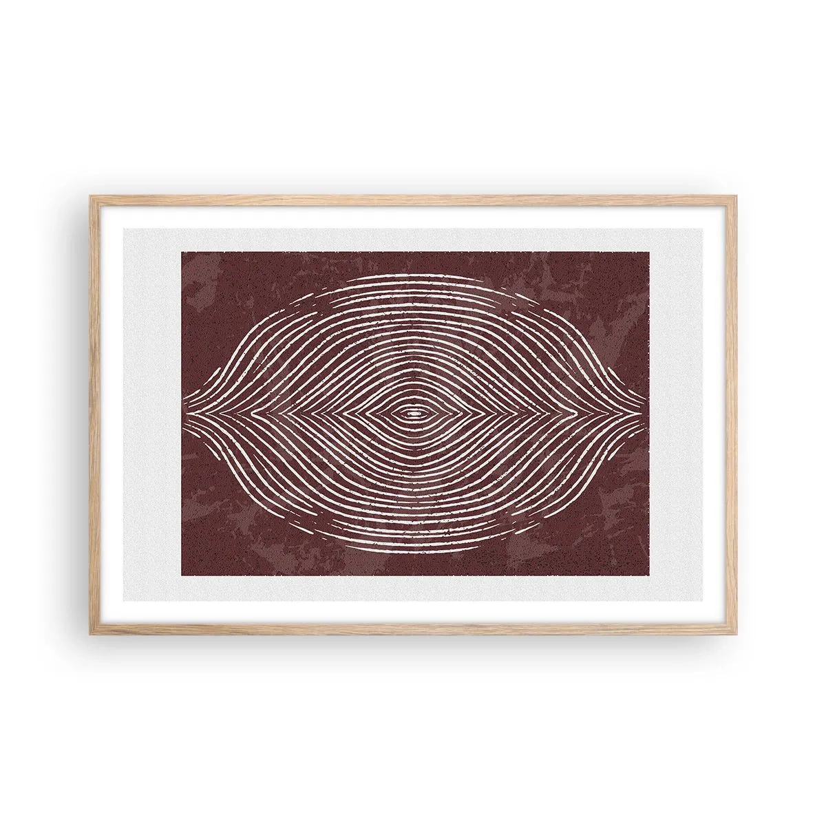 Affisch i ram av ljusek - Rymden talar - 91x61 cm