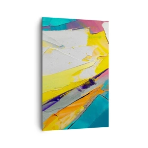 Canvastavla - Bild på duk - Världens anatomi - 80x120 cm