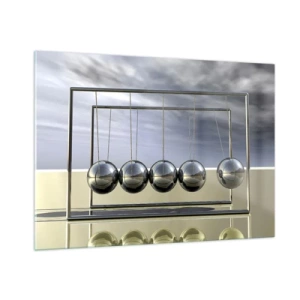 Glastavla - Bild på glas - Ljusets energi - 100x70 cm