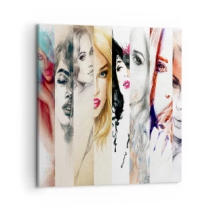 Canvastavla - Bild på duk - Det är alltid DU - 50x50 cm