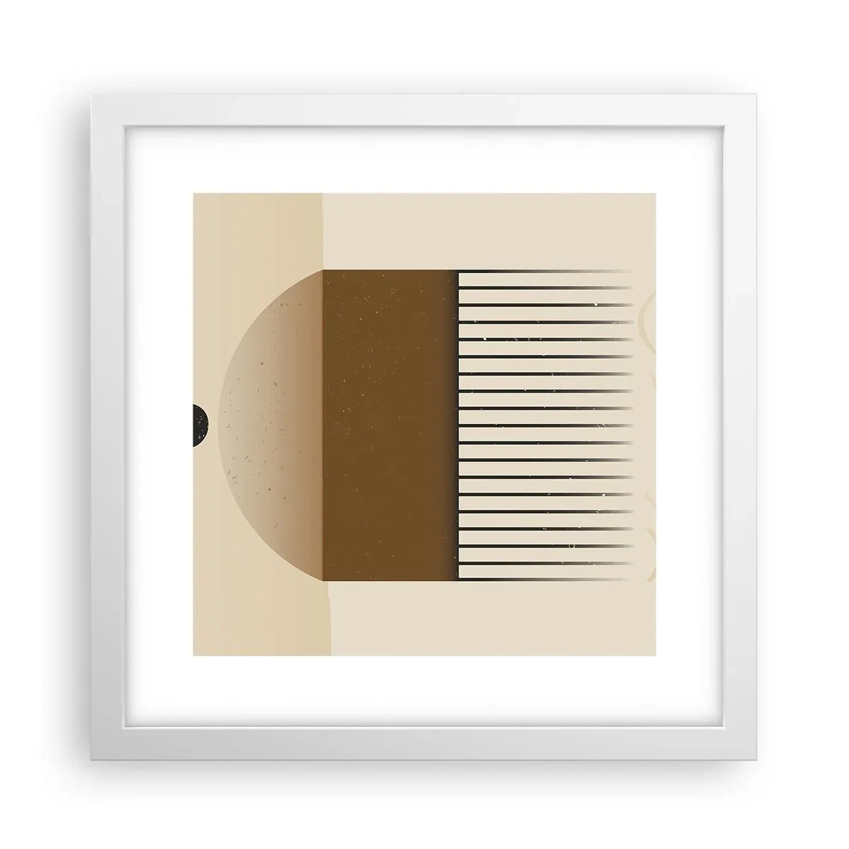 Affisch i vit ram - Olika tillstånd - 30x30 cm