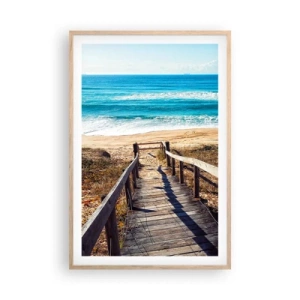 Affisch i ram av ljusek - Spring! - 61x91 cm