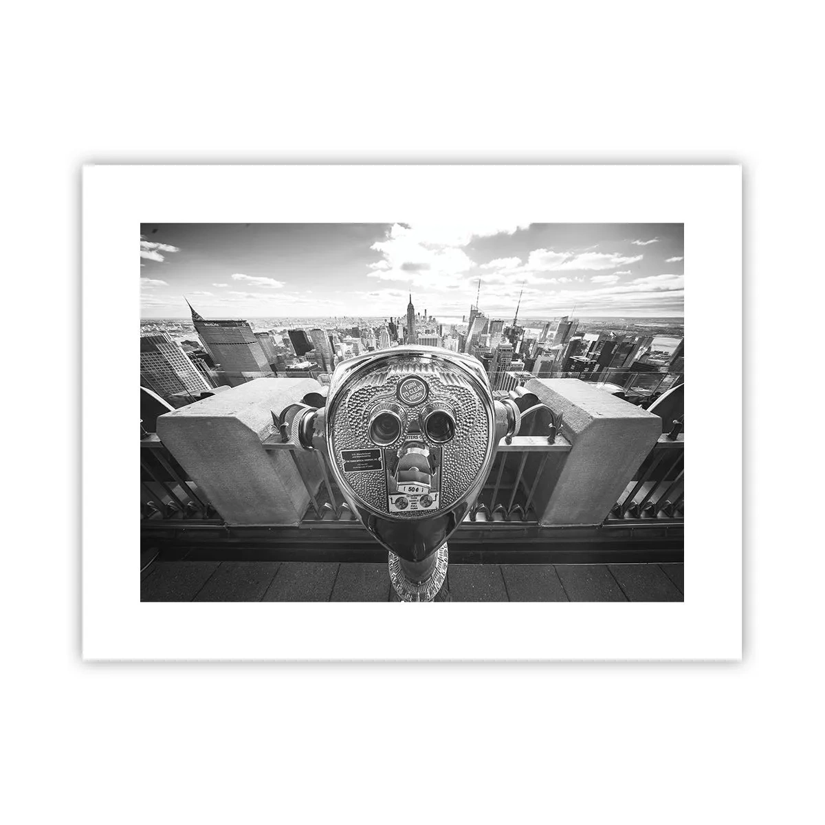 Affisch - Stad över städerna - 40x30 cm