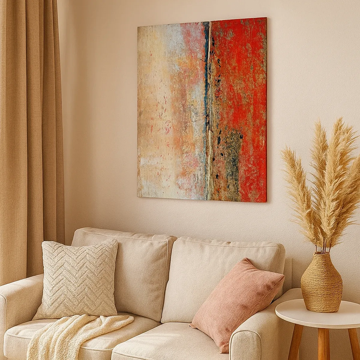 Canvastavla - Bild på duk - Kanske är det havet - 50x70 cm