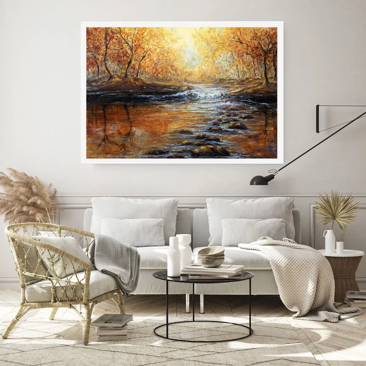Affisch - Gyllene bäck - 91x61 cm