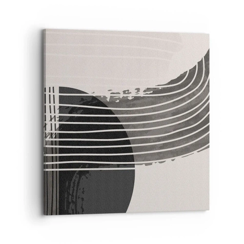 Canvastavla - Bild på duk - Dit och tillbaka - 70x70 cm