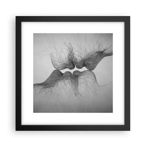 Affisch i svart ram - Vindens kyss - 30x30 cm
