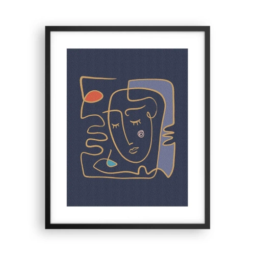 Affisch i svart ram - I drömmarnas värld - 40x50 cm