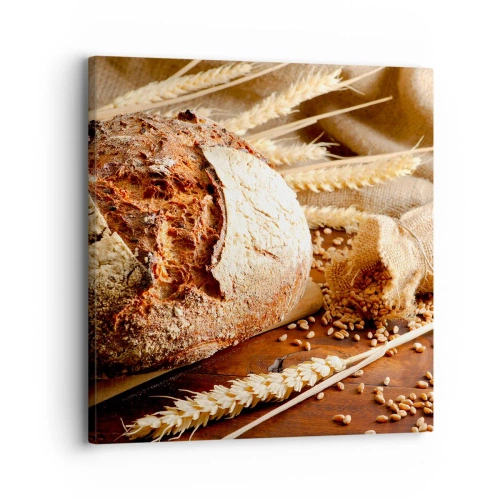 Canvastavla - Bild på duk - Aptitlig, doftande, knaprig - 30x30 cm