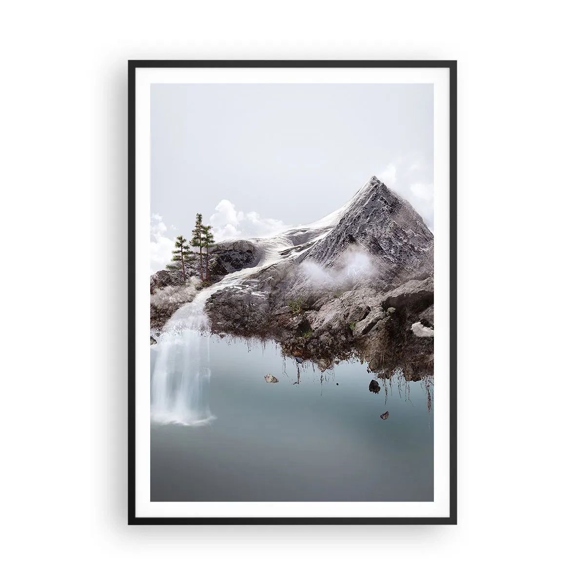 Affisch i svart ram - Med surrealistens öga - 70x100 cm