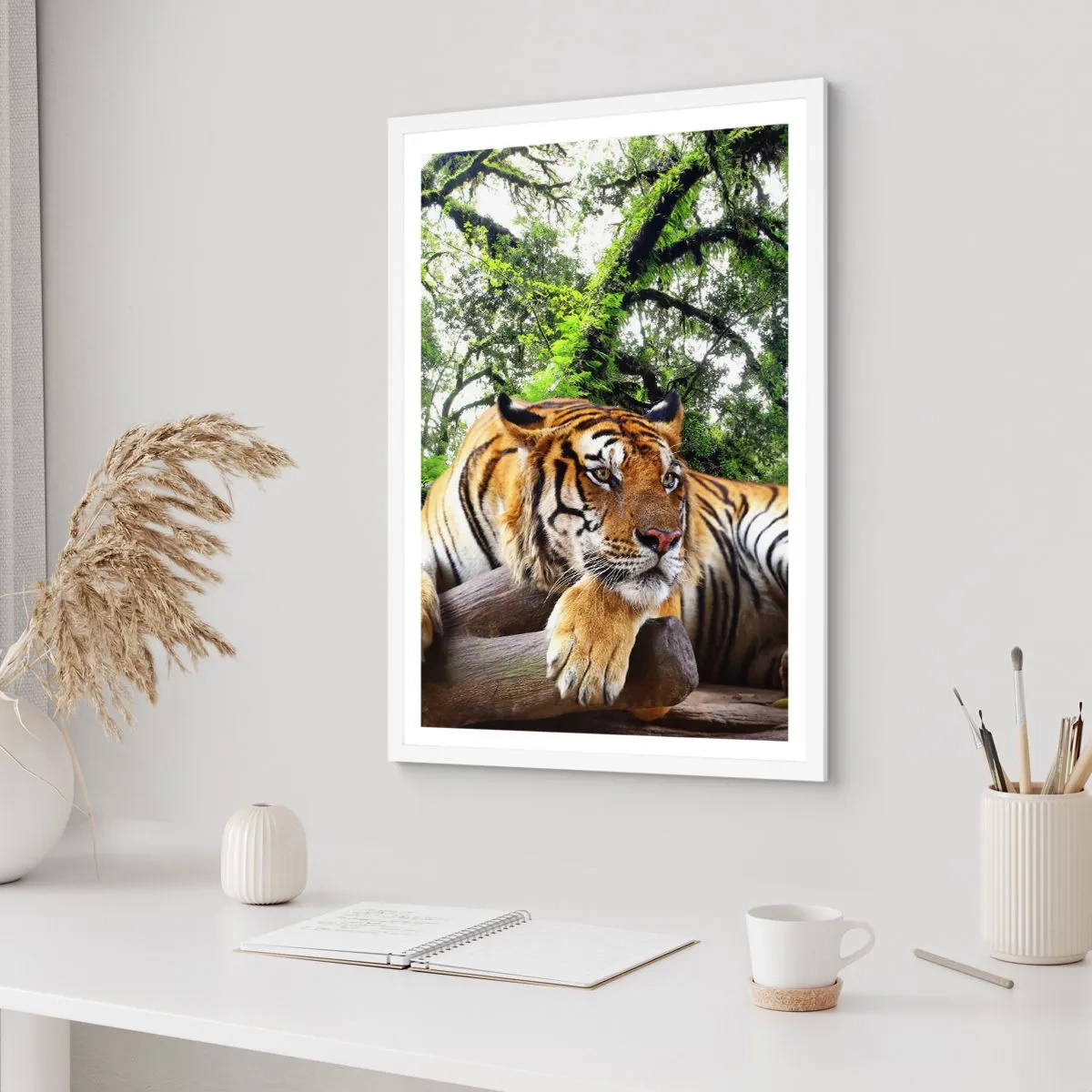 Affisch i vit ram - Med vänlig hälsning - 30x40 cm