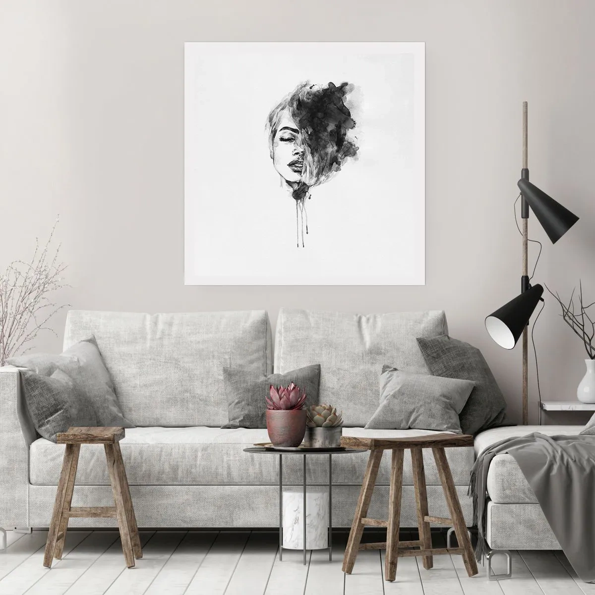 Affisch - Vad flickan drömmer om - 40x40 cm