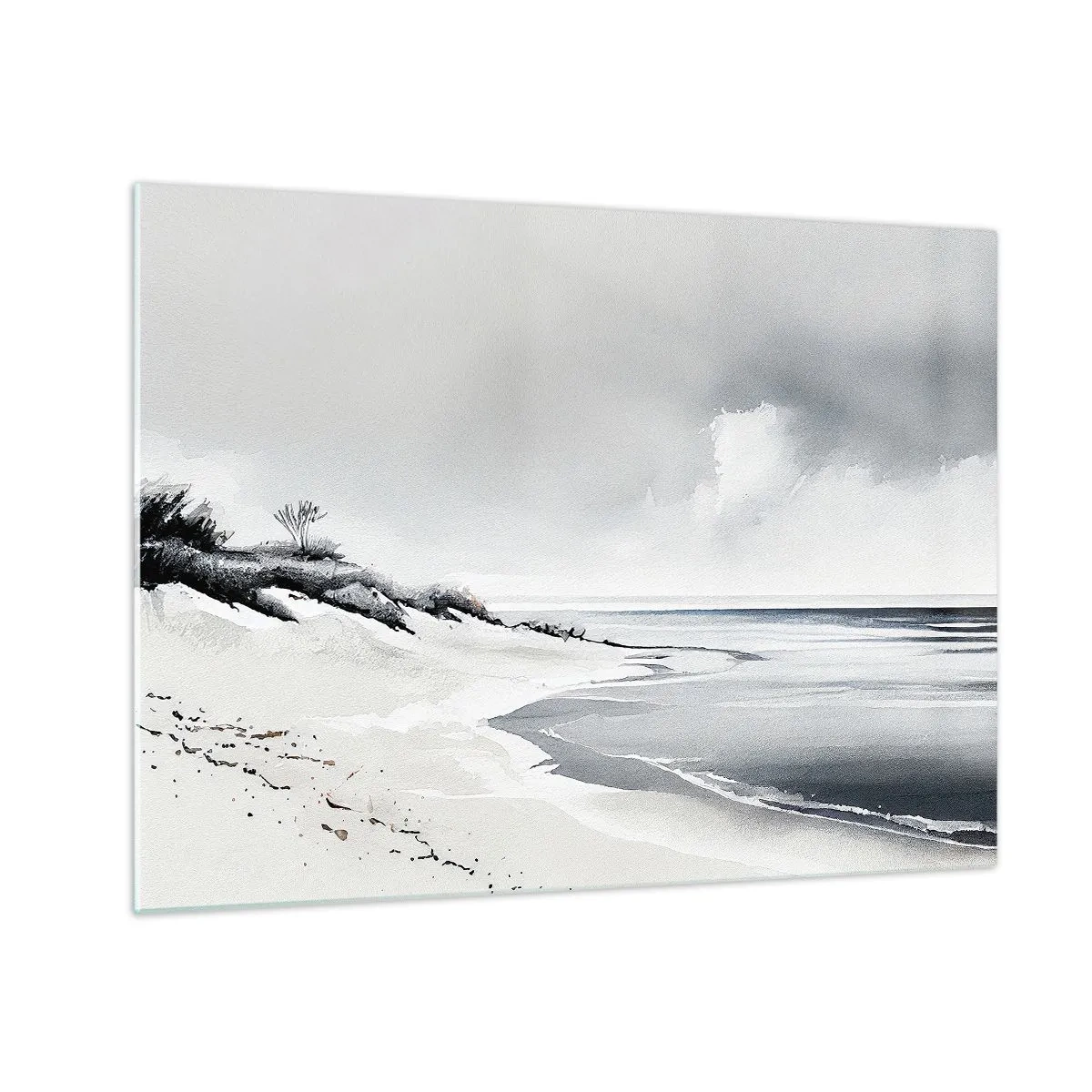 Glastavla - Bild på glas - Alltid tillsammans - 70x50 cm