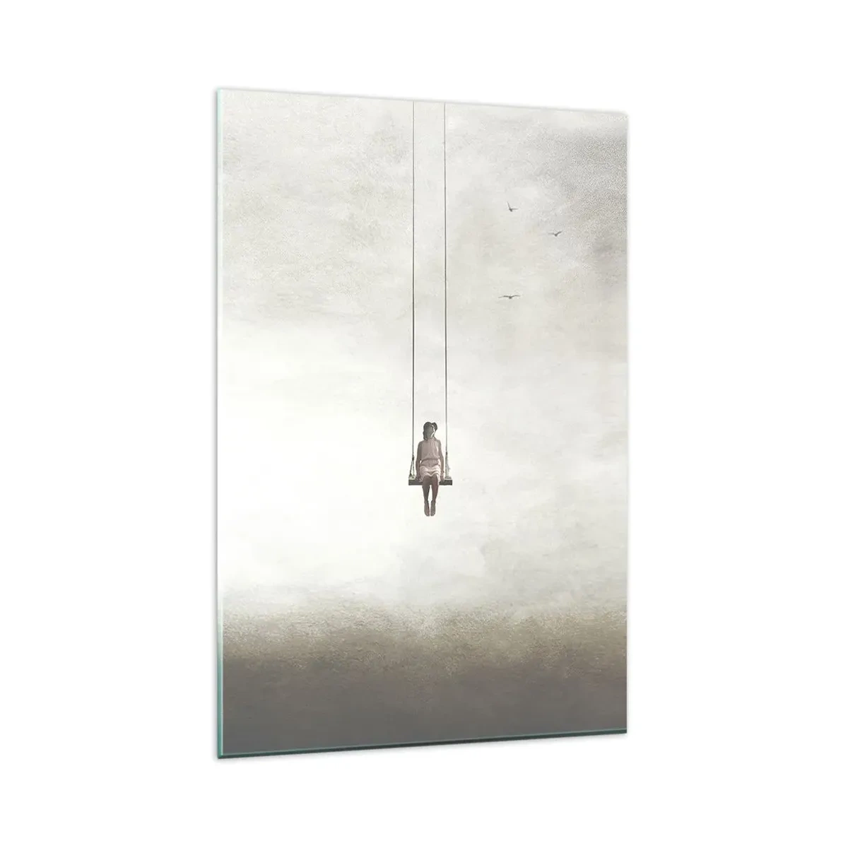 Glastavla - Bild på glas - Barn i oss - 80x120 cm