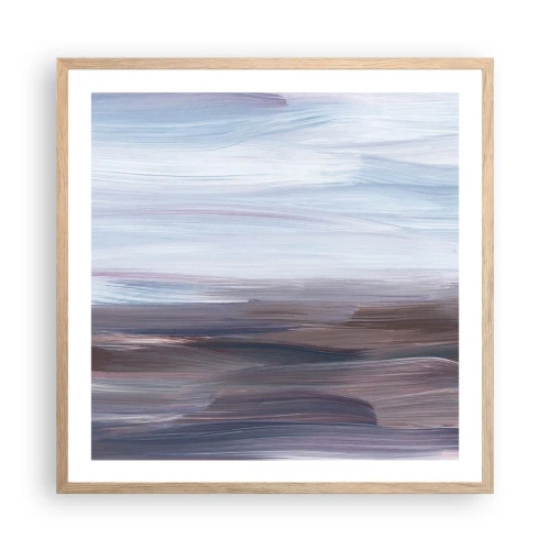 Affisch i ram av ljusek - Element: vatten - 60x60 cm